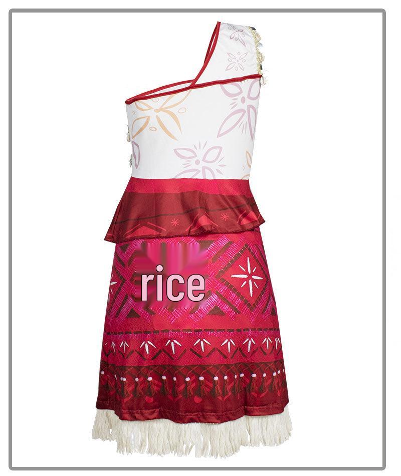 Moana 2 Inspired Maui Dress for Girls - Perfect for Halloween or Performances