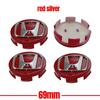 4pcs/set Car Styling Wheel Center Cap Hub Covers Badge Accessories For Honda Civic Fit Jazz Accord Pilot CRV Passport City XRV