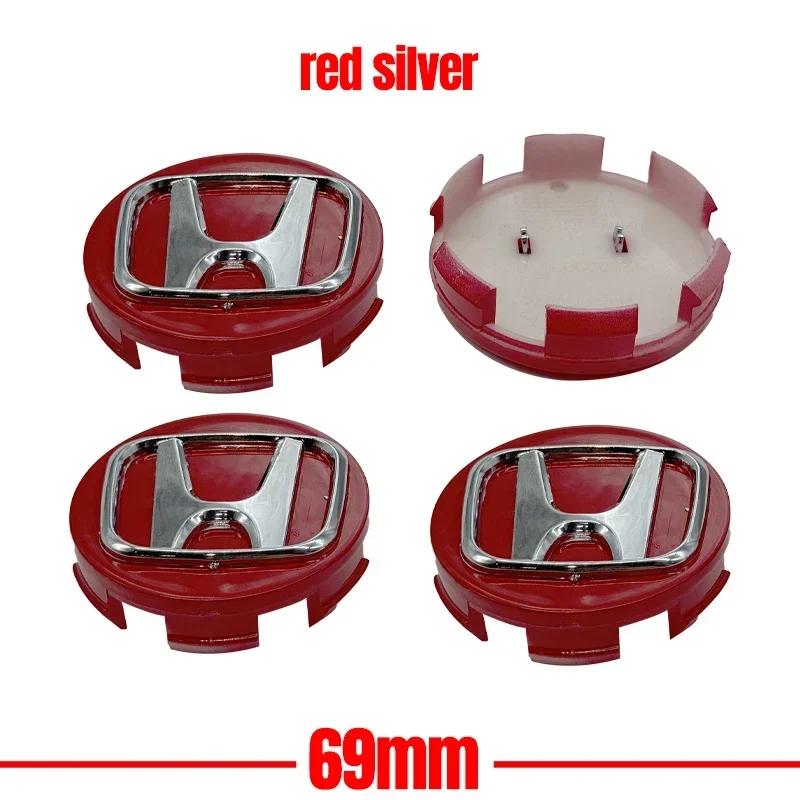 4pcs/set Car Styling Wheel Center Cap Hub Covers Badge Accessories For Honda Civic Fit Jazz Accord Pilot CRV Passport City XRV