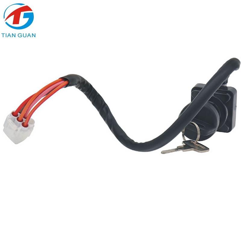 Engine Parts A001689 Ignition Key Switch for Suzuki King Quad LTA700X 2005-2007 & LTA700 2008-2015 Fits 37110-31G00 37110-31G01