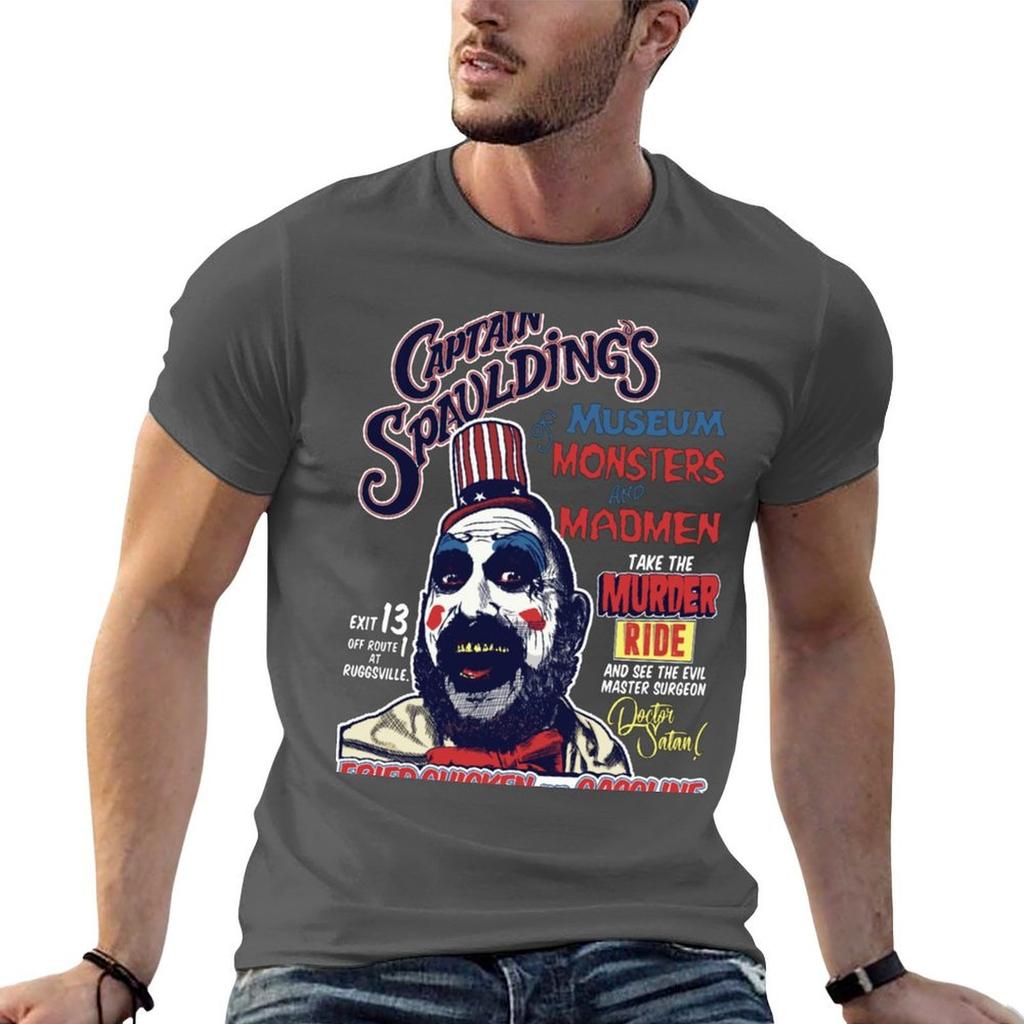 Capito Spaulding T-shirt Printed T-shirts For Hounisexs Men's Graphic T-shirts