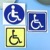 2 ks Nálepky na auto pro osoby s postižením, invalidní vozík, handicap na okno auta, zadní sklo, nárazník, kufr, univerzální sluneční clona, vinylové obtisky
