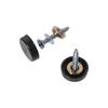 20Pcs Fasteners Stainless Steel Screw Covers Caps 16MM Matte Black Mirror Screws Fasteners Mirror Screws Caps Glass Signboards