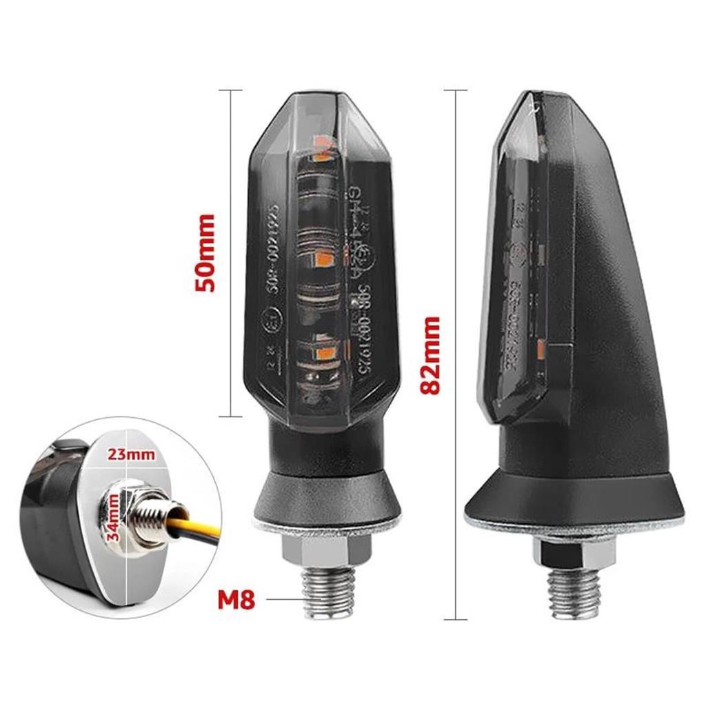 Motorcycle Turn Signals Motorcycle Turn Signal Indicator Light Fit for Yamaha R6 R3 R1