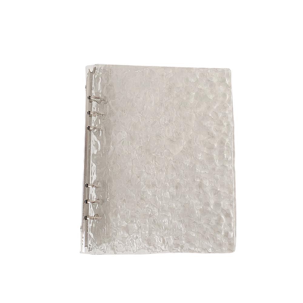 Hisocute Transparent Ripple Card & Photo Album - A8 One-Pocket, A5/A7 Size, 3-Inch Polaroid Storage