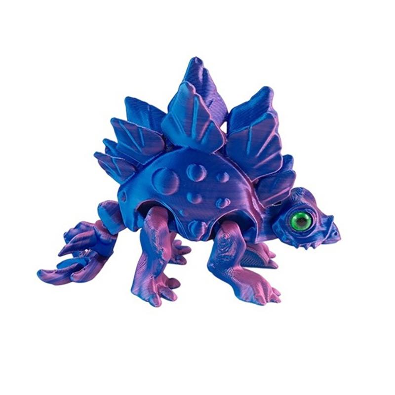 3D Printed Dinosaur Animals Toy Articulated Stegosaurus Mystery  Dinosaur Flexible Toys Flexible Fidget Toy Gift Desk Toy
