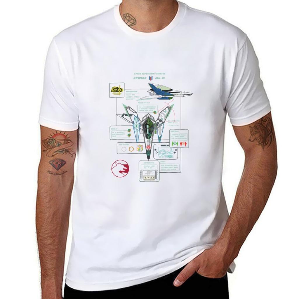 Arwing Mk III T-Shirt Übergröße Schnelltrocknendes Sport-T-Shirt