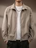 Heren Lente Retro Harrington Jas - Trendy, Losse Pasvorm, Kraag Werkkleding Stijl