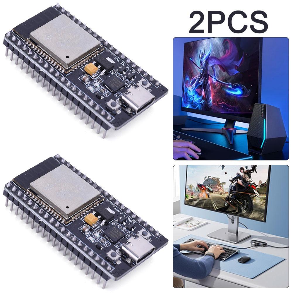 

2-50pcs ESP32 WROOM-32 Development Board TYPE-C CP2102 WiFi+Bluetooth Ultra-Low Power Consumption Dual Core Wireless Module Tool