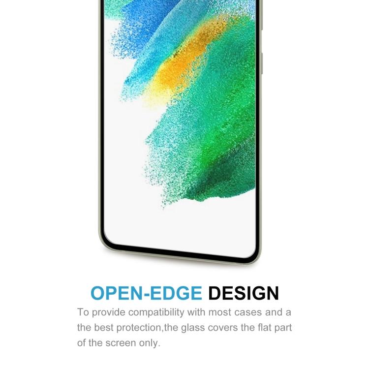 For Samsung Galaxy S21 FE 5G 0.26mm 9H 2.5D Tempered Glass Film, Fingerprint Unlocking Is Not Supported
