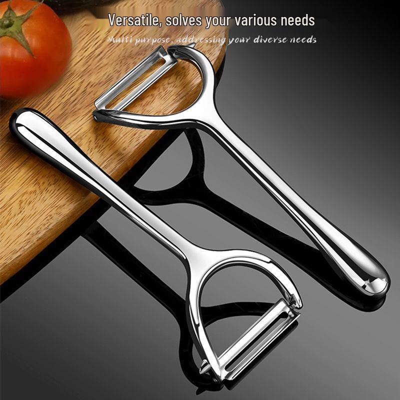 Stainless Steel Multipurpose Melon, Fruit, and Vegetable Peeler Tool.