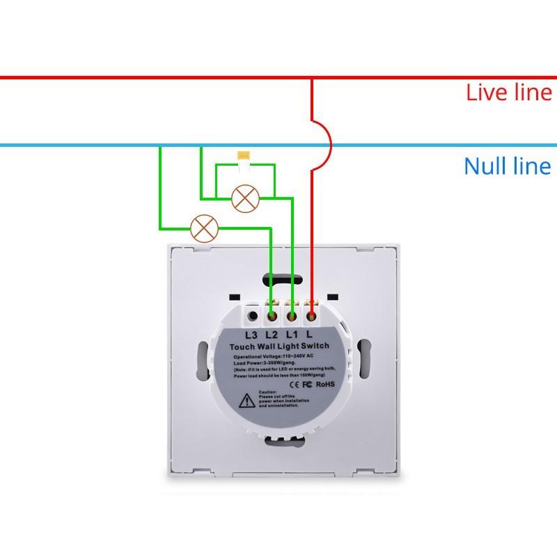 Glass Wall Touch Switch EU UK Standard 16a Socket Large Panel Wall Light Single Live Line White Switch USB TypeC Socket 110v250v