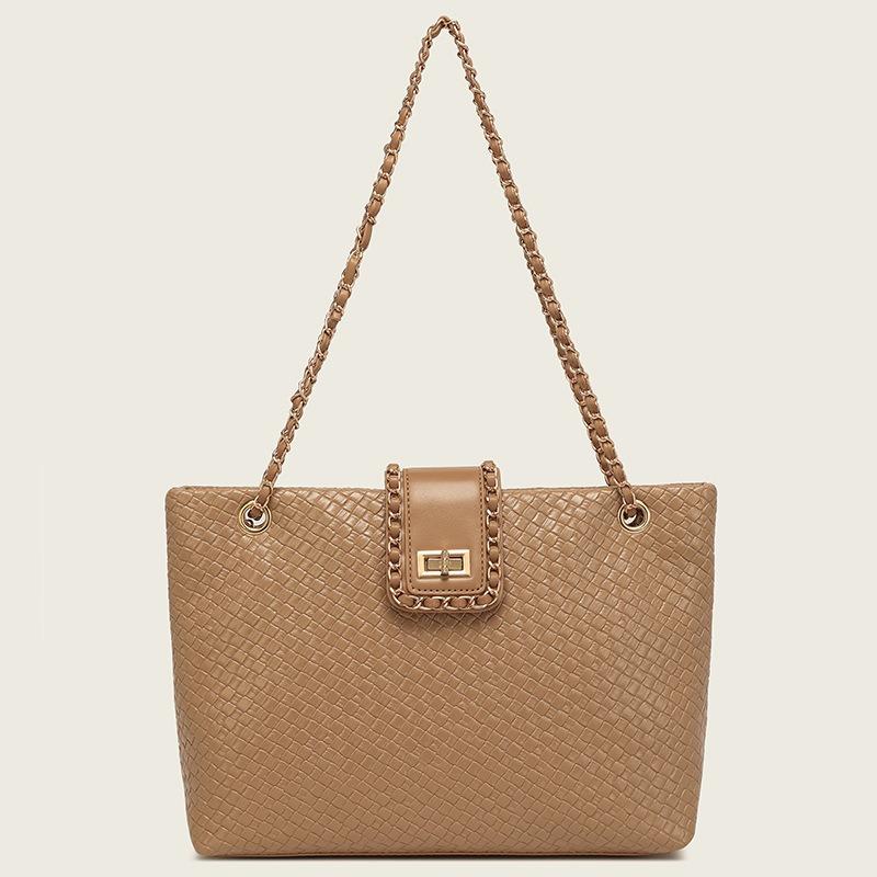 Summer Popular Simple Underarm Bag Women's New Fashion Chain Shoulder Bag Commuter Small Tote Bag
