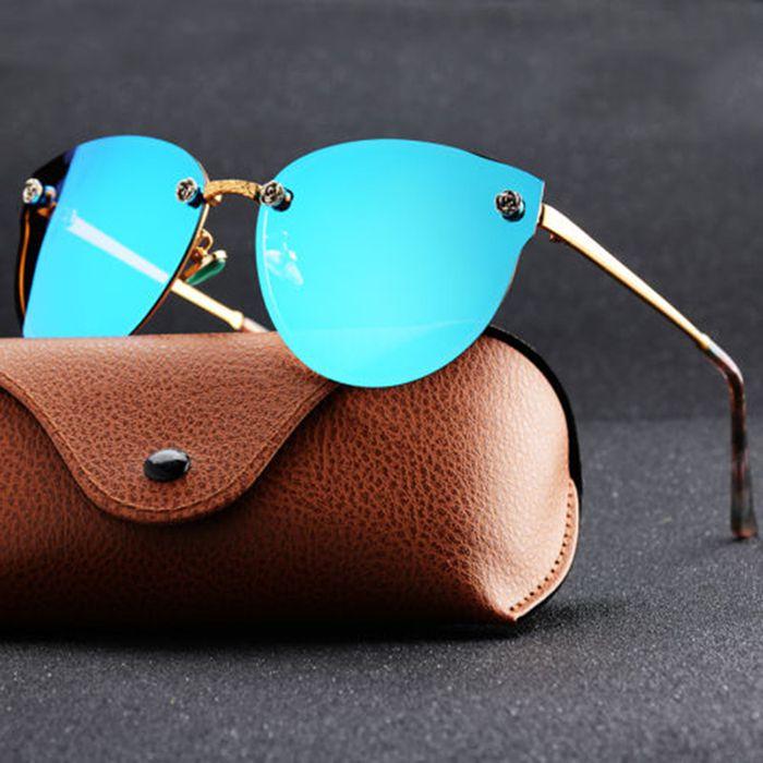 Stylish Steampunk Vintage Cat Eye Polarized Sunglasses For Fashionable Ladies