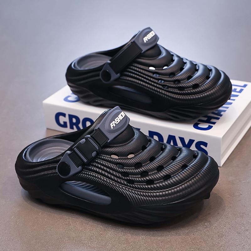 Unisex EVA Family Slide Sandals Lightweight Comfortable Anti Slip Soft Sole Beach Garden Shoes Daily Travel Outdoor Comfort
