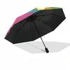 1 Stück Powerpuff Girls Automatisches Öffnen und Falten Regenschirm mit 8-Speichen Eisenrahmen - Outdoor für Fans, Reisende, Alltagsgebrauch, Festivalgeschenk.P003