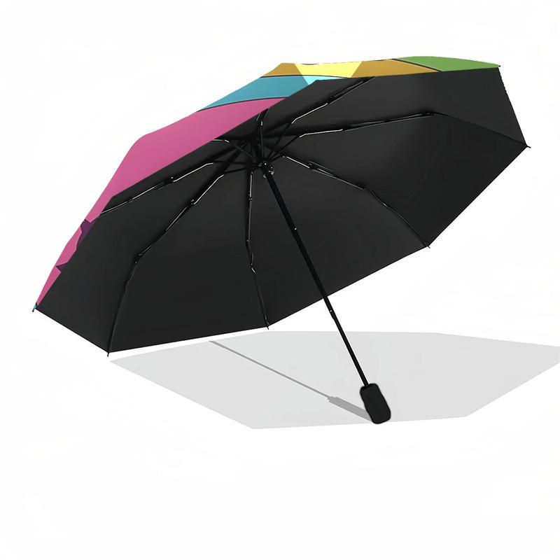 1 Stück Powerpuff Girls Automatisches Öffnen und Falten Regenschirm mit 8-Speichen Eisenrahmen - Outdoor für Fans, Reisende, Alltagsgebrauch, Festivalgeschenk.P003