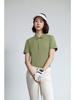 Solid Color T-Shirt Summer Men's and Women's Lapel Short Sleeve YG-188