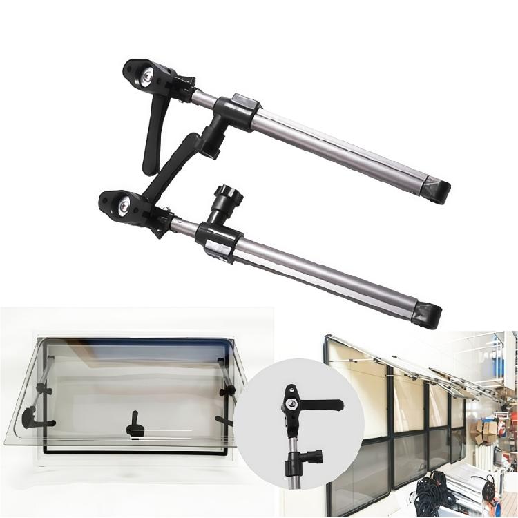 2Pcs Sturdy Support Bar for Campers Window Telescopic Range 310mm to 435mm Trailer Window Lift Strut