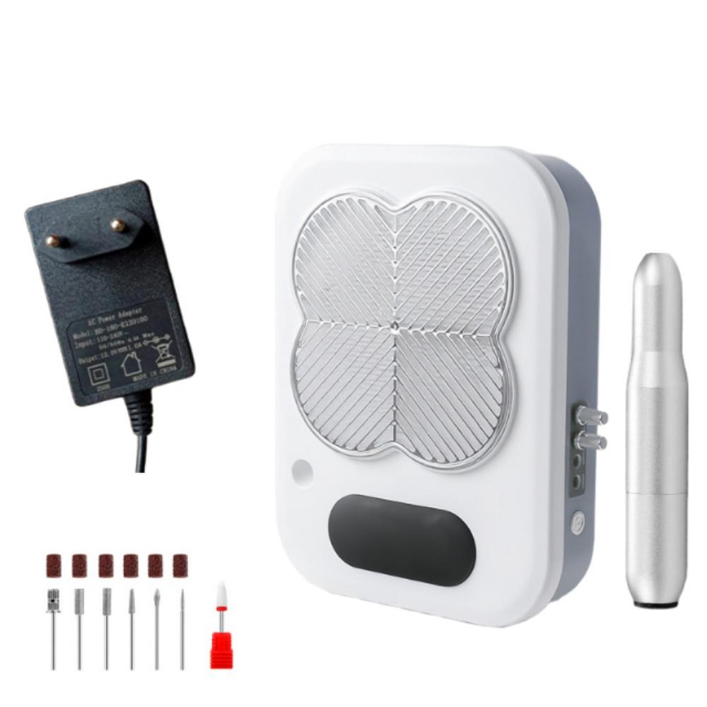 UV Lamp 3-in-1 Nail Vacuum Cleaner Powerful Suction LED Nail Lamp  Nail Polish Application