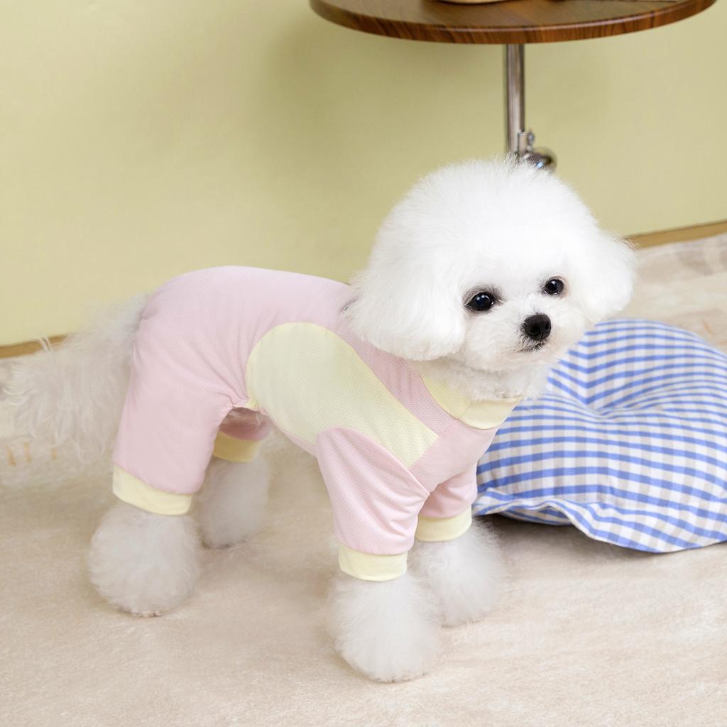 Summer thin ice silk teddy dog clothes, small dog spring clothes, cat-specific small clothes, pet clothes