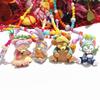 Colorful Cartoon Beaded Choker Necklace for Children Featuring Duffy Bear, ShellieMay, and StellaLou with Painter Hat.