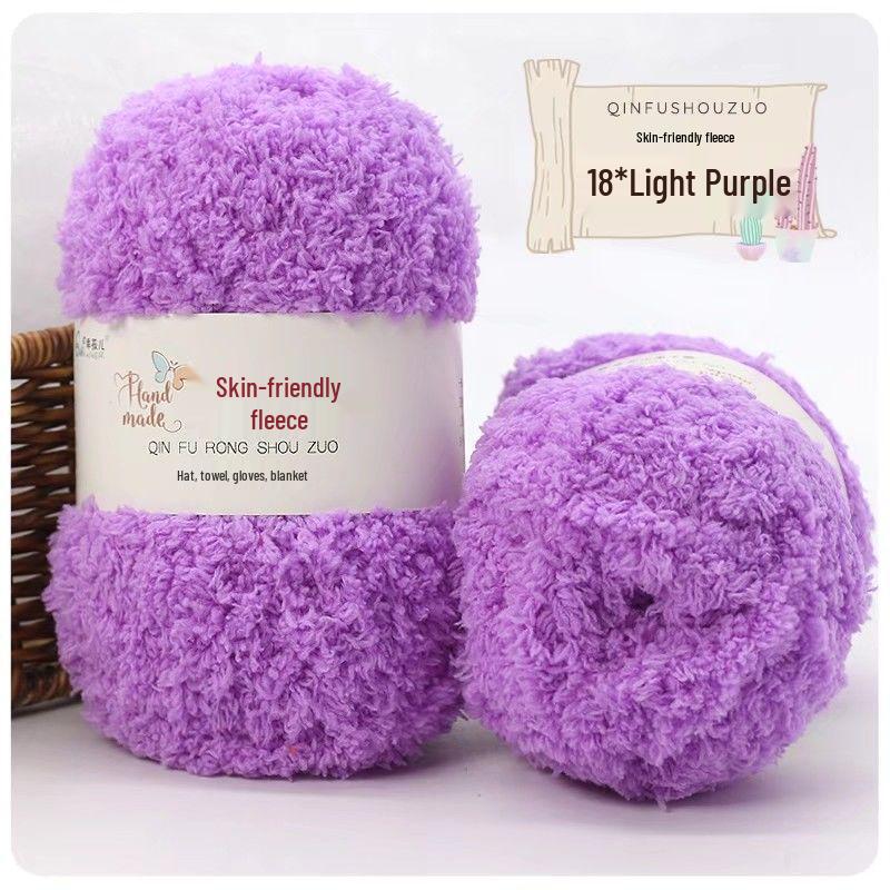 Coral Fleece Yarn Towel & Scarf DIY Material Pack