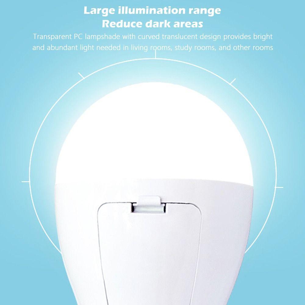 New Flicker-Free LED Bulb Light Portable 20W Emergency Bulb Courtyard Outdoor Bulb Power Failure Emergency