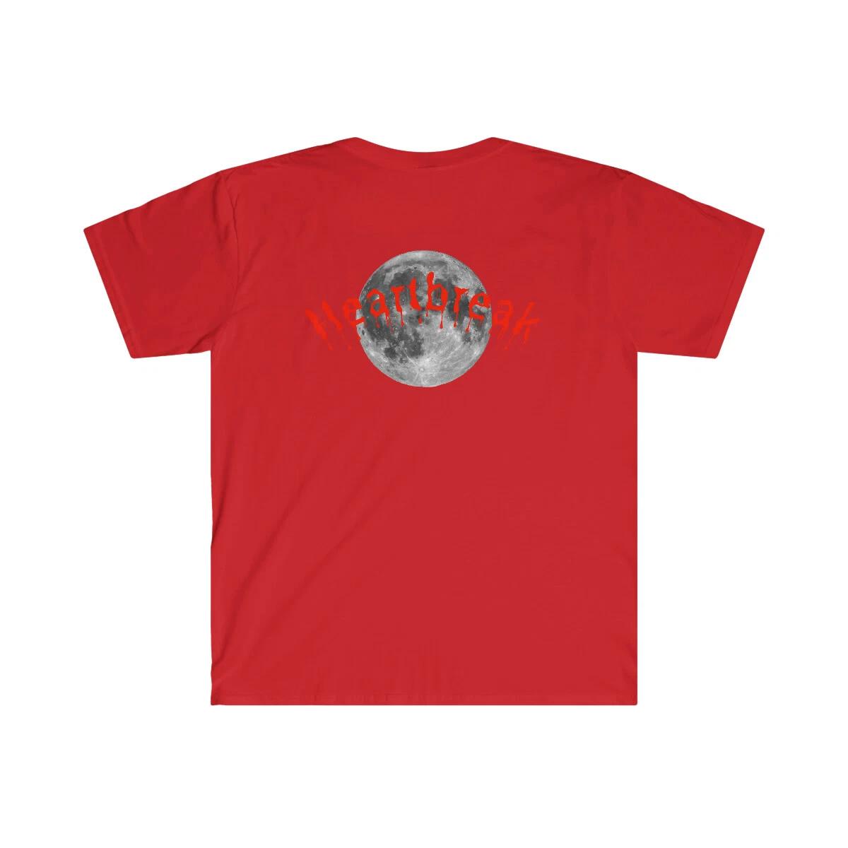 Heartbreak on a Full Moon T-shirt - Anti Valentine Day Shirt / Anti Love Shirt S