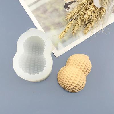 Molde de Silicona para Pastel Mousse de Café con Cacahuete, Pistacho y Pecana Molde para Hornear Postres de Chocolate Molde para Velas Hechas a Mano Molde para Frutos Secos