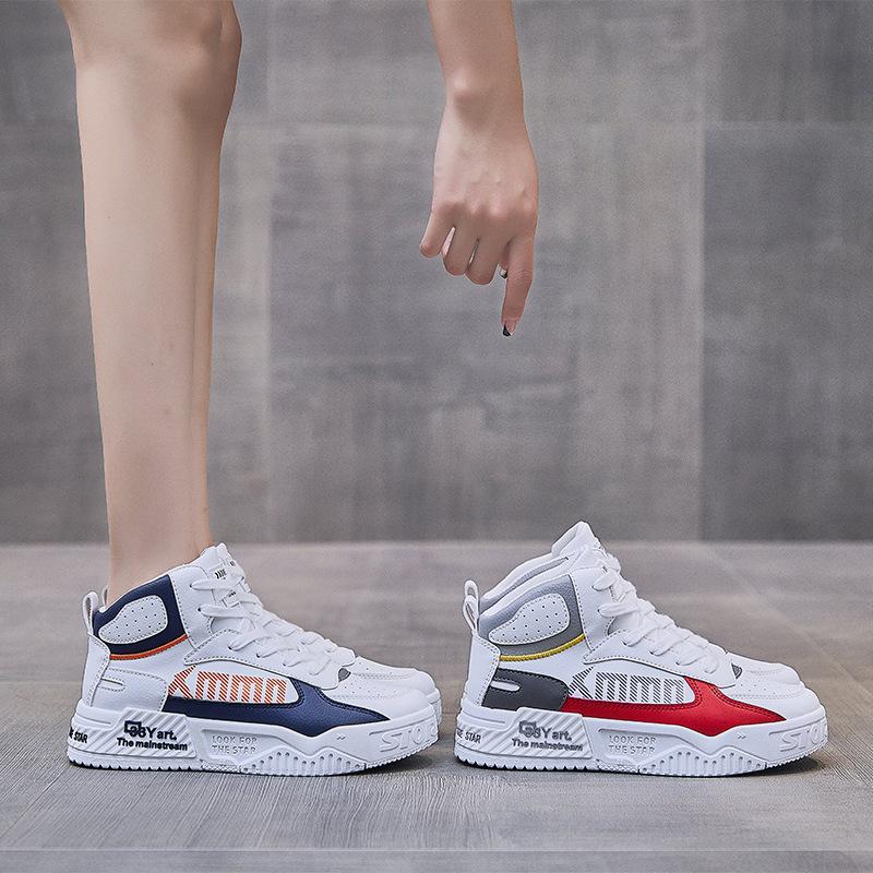 Dámské vysoké tenisky Nový módní trend Běžecké boty Tréninkové boty Basketbalové boty