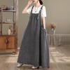 Women's Retro Loose-Fit Denim Long Skirt - Four Seasons Versatile, Slimming, and Wide Hem Design