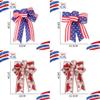 New Festive Independence Day Bows Decorative Stars Stripes Colorful Hanging Ornaments