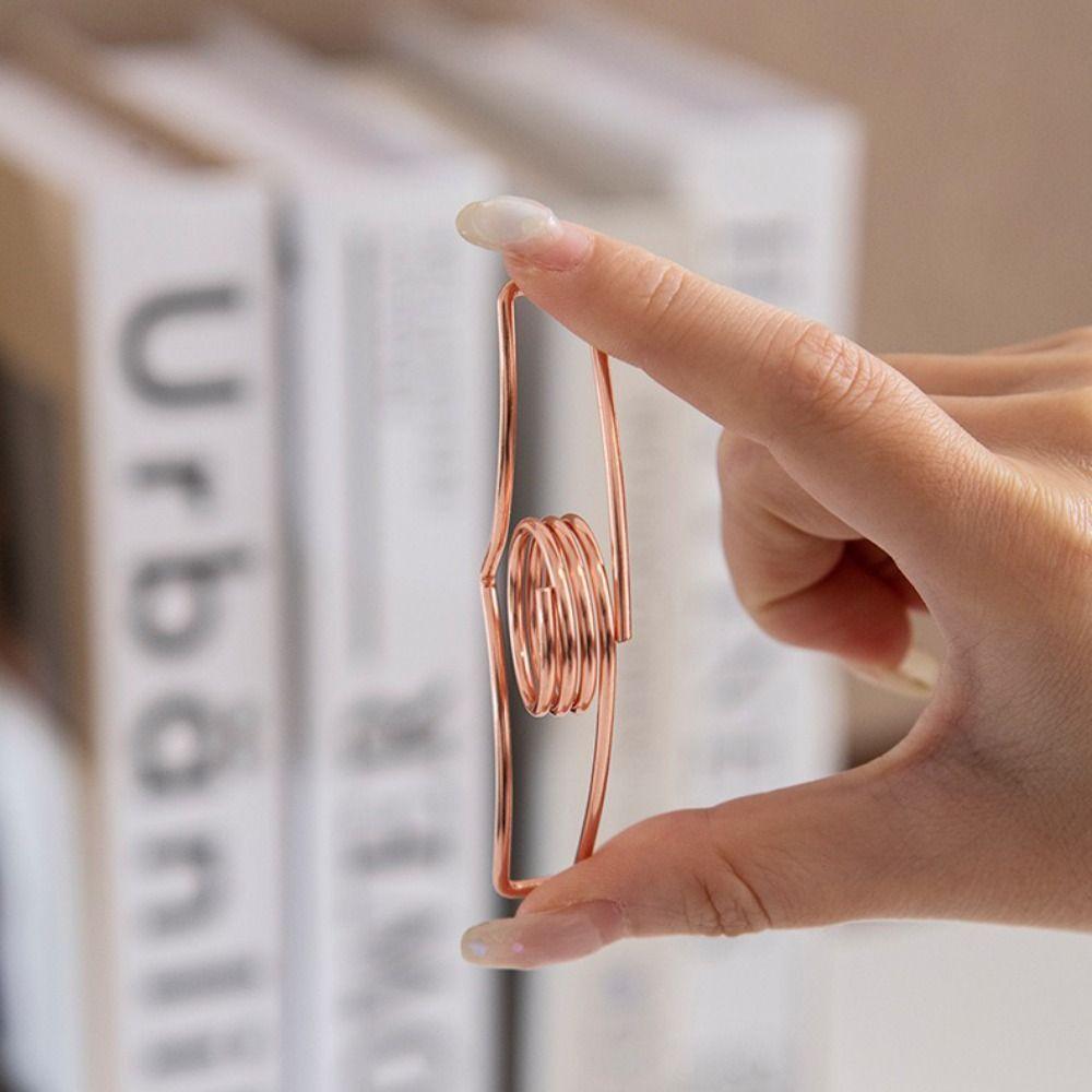 Metal Thumb Bookmark Page Turning Fixed Thumb Book Support Simple Thumb Book Holder  Students