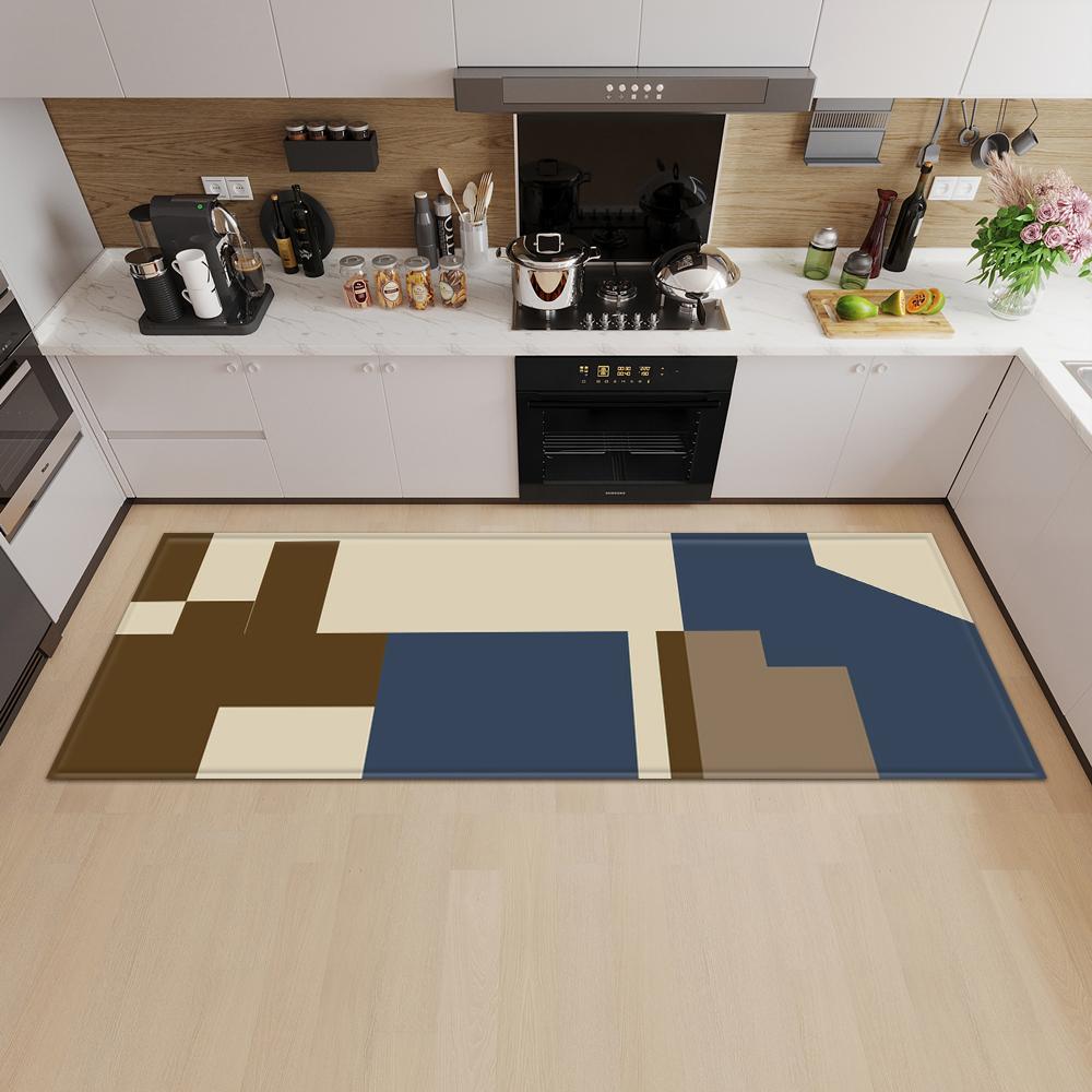 Kitchen Mat Porch Door Mat Bedroom Long Carpet Home Balcony Bathroom Non-slip Floor Living Room Carpet