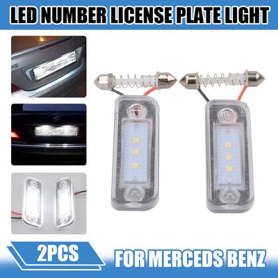 12V Para Mercedes Benz W203 W211 C219 R171 CLS SLK Luz de Matrícula do Carro Iluminação da Lâmpada de Sinalização Traseira Acessórios Automotivos