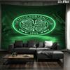 Celtic Fc Crest Custom Name Wall Tapestry Aesthetic Wall Hanging Printed Fabric Blanket Decorative Tapestries For Bedroom Living Room Home Decor