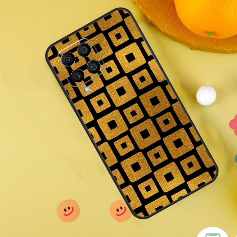 Luxury Gold Foil Art Case For Samsung Galaxy M20 M35 M55 M15 M32 M16 M36 M56 M54 M23 M52 M34 M14 M11 M31 M13 M53