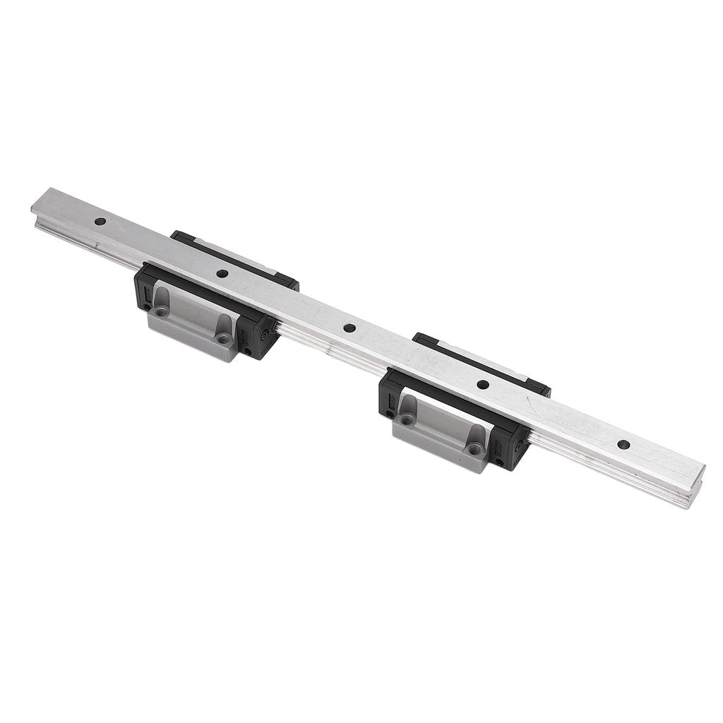 HGR15 Linear Rail, Bearing Steel Linear Rail with 2Pcs HGH15CA Slider Blocks for CNC Machine, Automation Equipment, Robot, Equipment Parts, Smoo