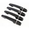 Black carbon fibre car side Door Handle Covers Trims For Mitsubishi pajero sport montero shogun 2016- 2017 2018