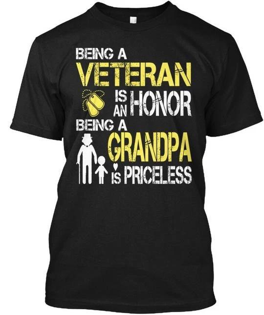 Are You A Grandpa Being Veteran Is An Honor TTshirt Made in USA Size S to 5XL L
