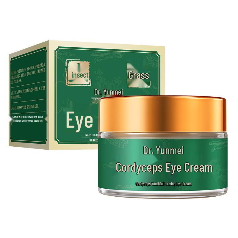 Yunmei Doctor Cordyceps Anti-Wrinkle Firming Eye Cream: Reduces Fine Lines and Offers High Hydration. Standard Size