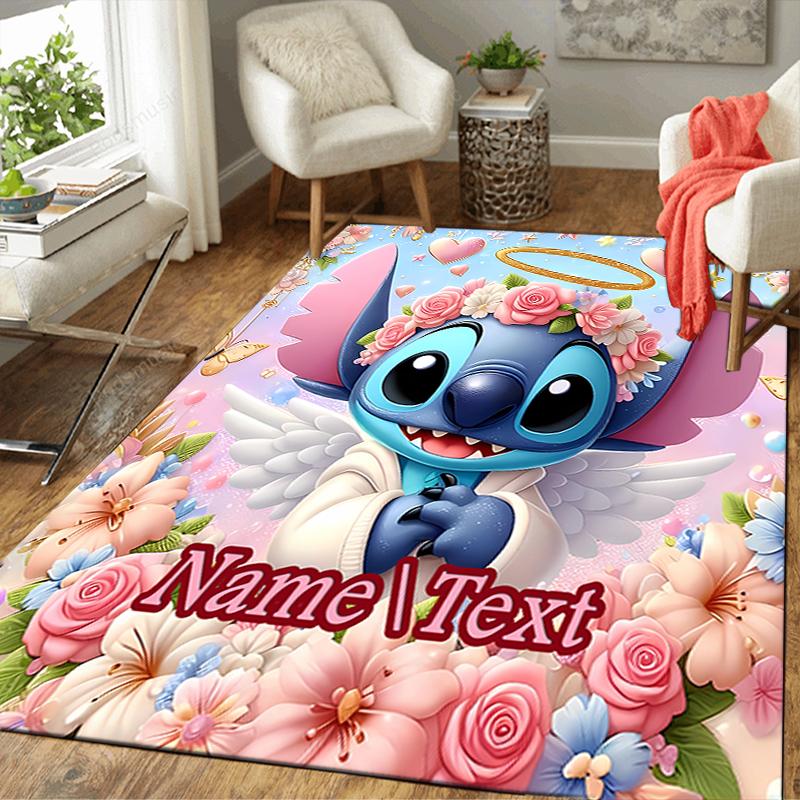 Custom 1Pc Angel Stitch Halo Rug Office Carpet Indoor Outdoor Entrance Doormat Nonslip Soft And Comfortable Living Room D916297