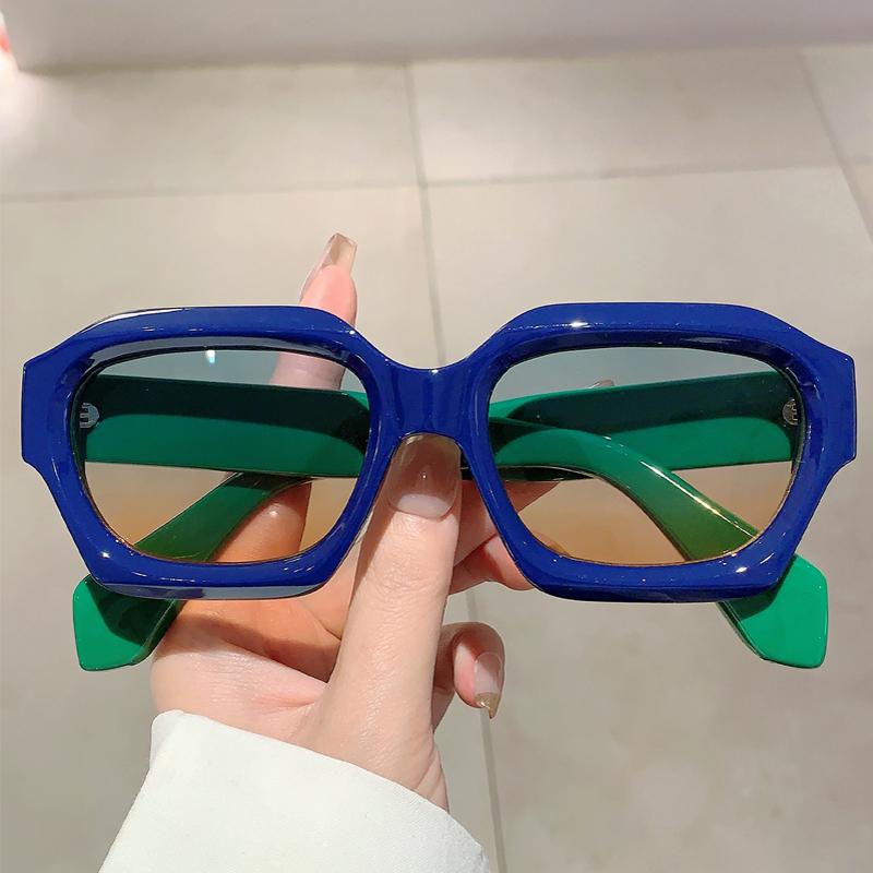 Oversized Square Shape Sunglasses New Stylish Vintage Outdoor Shades Trendy Brand Designer UV400 Women Eyewear