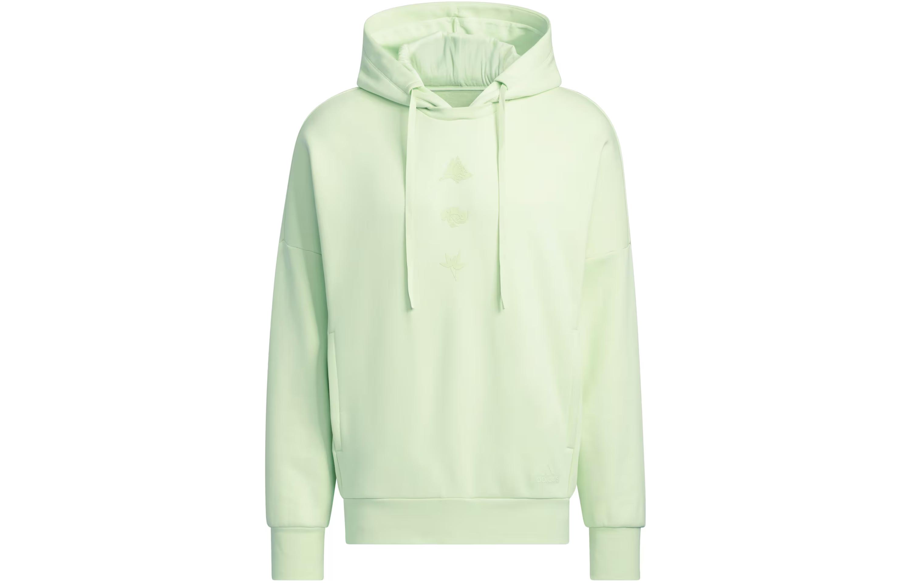 Adidas Sportswear Oversized Hoodie Sweatshirt Men s Lime Green JJ1346 M