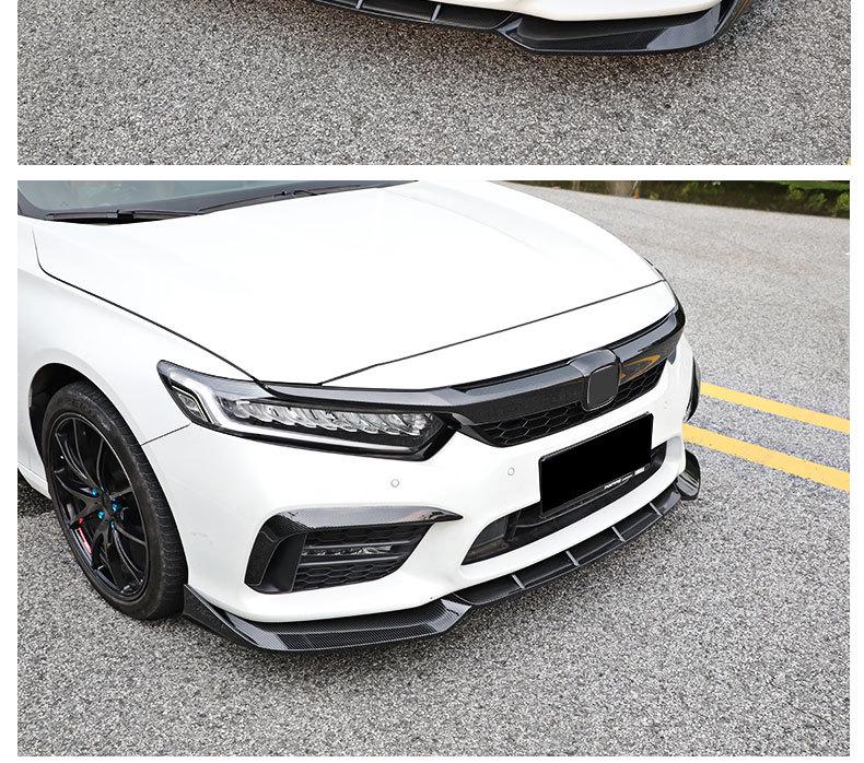 Compatible with 19 Honda Inspire/Accord Models: Front Lip, Side Skirts, Rear & Top Spoilers, Louvers Body Kit.