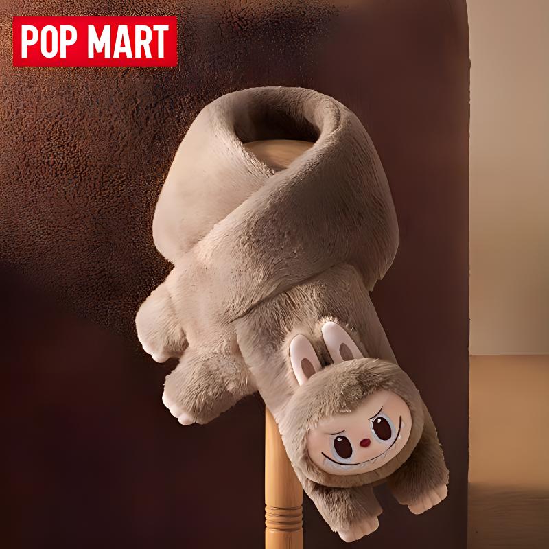 Новый плюшевый шарф POP MART Warmly LABUBU, трендовый продукт PPMT-2411-0039