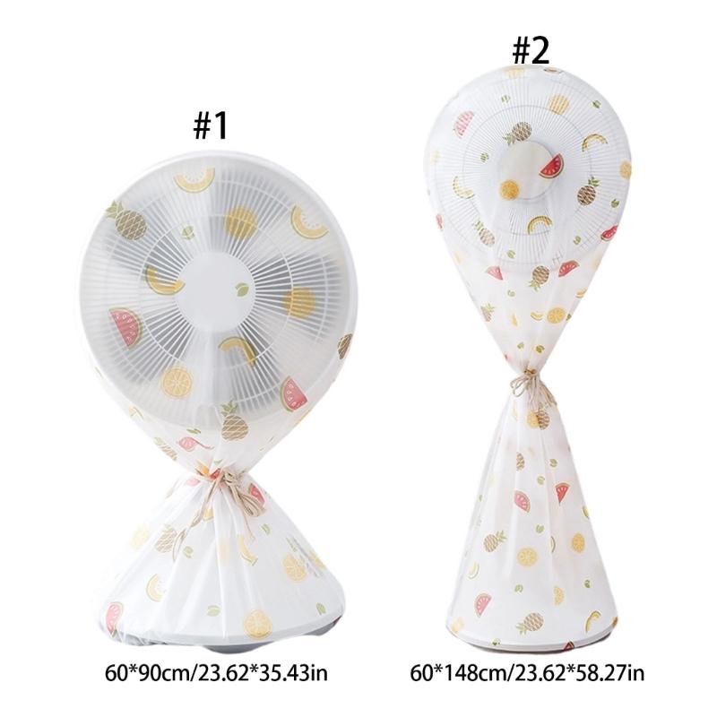 Durable Fan Dust Cover Universal Design For Standing Desk Fan Breathable PVC Materials Easy To Cleaning Prevents Debris Buildups
