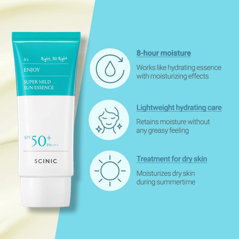 SCINIC Enjoy Super Mild Sun Essence 50ml SPF50+ PA++++