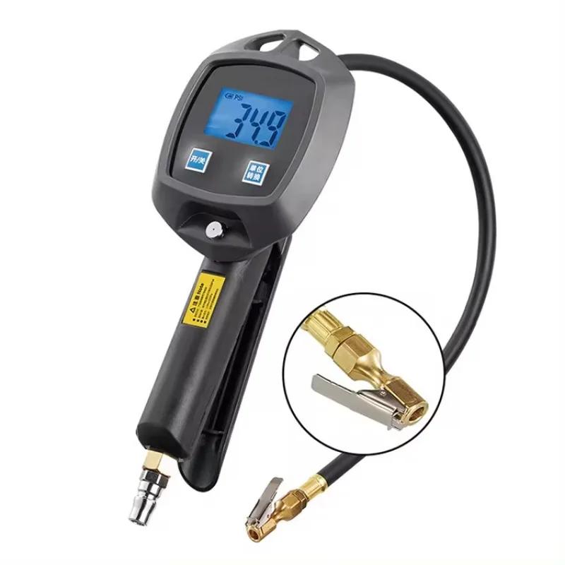 Tire Pressure Gauge High-precision Monitoring Inflation Gun Universal Tire Pressure Gauge Car Tire Manometro Auto Accessories